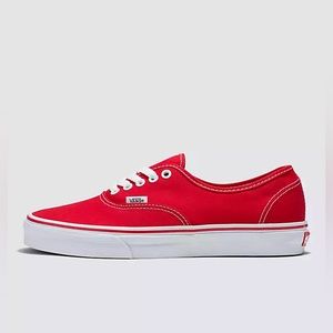 Brand new Red Vans with black laces